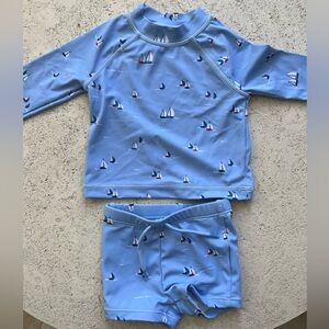 Janie and Jack Swim Set, 0-3 months